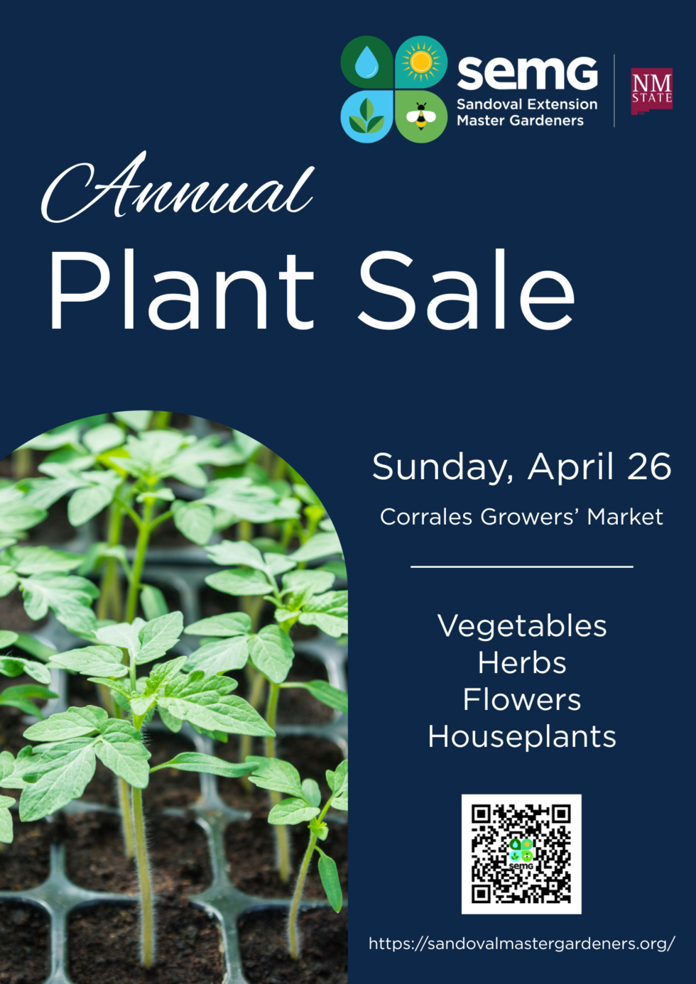 plant sale flyer
